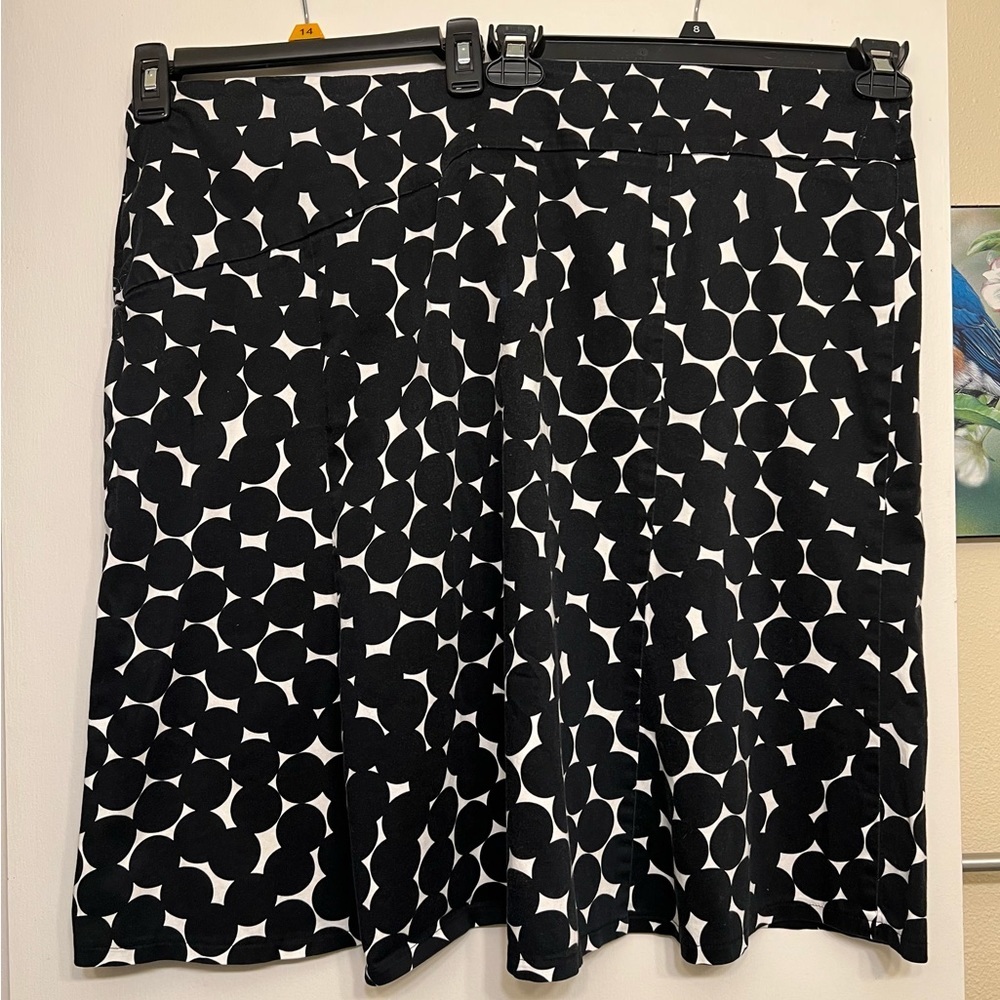 ***Lane Bryant Vintage-Style Polka Dot A-Line Skirt - Size 24 - Picture 3 of 5